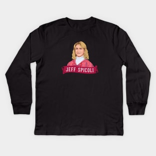 Jeff Spicoli Portrait Kids Long Sleeve T-Shirt